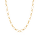 Gold Cable Connect Chunky Necklace