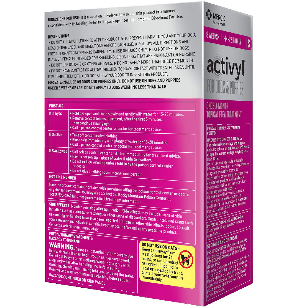 Activyl Spot-On for Dogs Cats