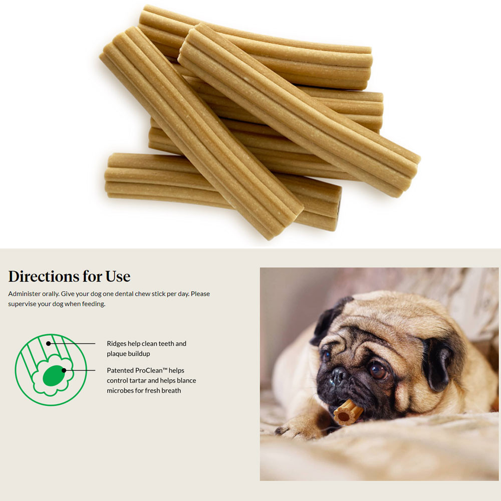 Ultimate Pet Nutrition All Natural Canine Fresh Dental Chews Sticks