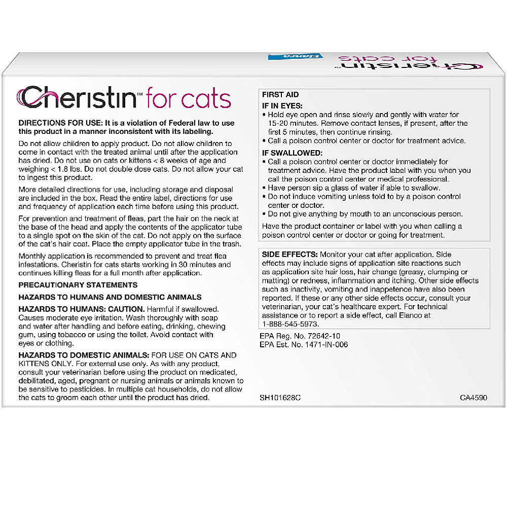 Cheristin Side Effects Cheristin For Cats