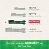 Greenies Original Dental Chew Dog Treats - Regular 3-Pack 54 oz (36 Bones)