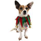Pet Works Holiday Jester Collar with Bells - Small