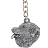 Dog Breed Keychain USA Pewter - Leonberger (2.5)