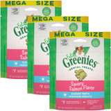 Feline Greenies Dental Cat Treats - Savory Salmon Flavor 3-Pack (13.8 oz)