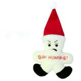 Outward Hound Plush Puppies Snowman Bah Humbug