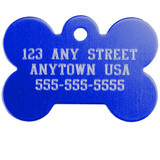 Small Bone Pet ID Tag