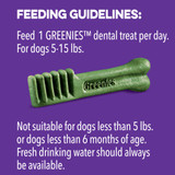 Greenies ScaryBerry Blueberry Flavor Halloween Dental Chew Dog Treat - Large 6oz (4 Bones)