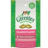 Feline Greenies Smartbites Skin & Fur Cat Treats - Salmon Flavor (2.1 oz)