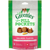 Feline Greenies Pill Pockets Cats Treats - Salmon Falvor 1.6 oz (45 count)