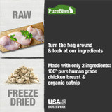PureBites Chicken Breast & Catnip Freeze-Dried Cat Treats (1.3 oz)