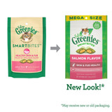 Feline Greenies Smartbites Skin & Fur Cat Treats - Salmon Flavor (4.6 oz)