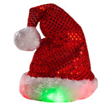 Kyjen Holiday LED Santa Hat - Medium