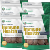 4 Pack Dr. Marty Better Life Bites Immune Health Dog Treats (3.5 oz)