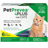 PetPrevea Plus Flea Tick for Cats - 1.5 lbs or more, 6 Month Supply PetPrevea Plus Flea Tick for Cats - 1.5 lbs or more, 6 Month Supply