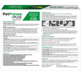 PetPrevea Plus Flea Tick for Cats - 1.5 lbs or more, 6 Month Supply