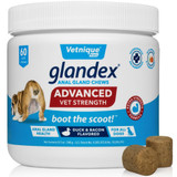 Glandex Advanced Vet Strength Chews Duck Bacon, 60 count