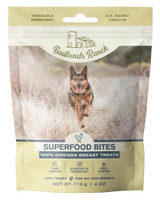 Badlands Ranch Superfood Bites Air Dried Premium Chicken Breast Treats for Dogs (4 oz)