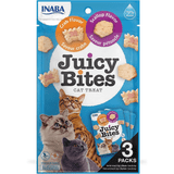 Inaba Juicy Bites Cat Treat - Crab & Scallop Flavor 3-Packs (1.2 oz)