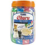 Inaba Churu Cat Treat - Tuna Varieties - 50 Tubes (25 oz)