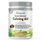 NaturVet Quiet Moments Senior Calming Aid Soft Chew Supplements for Dogs (120 Count)