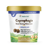 NaturVet Coprophagia Stool Eating Deterrent Plus Breath Aid Soft Chew Supplements for Dogs (70 Count)