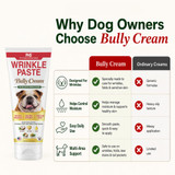 Bully Cream for Dogs (5 oz) - Protects and Cleans Wrinkles, Folds, Tear Stains and Tail Pockets