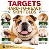 Bully Cream for Dogs (5 oz) - Protects and Cleans Wrinkles, Folds, Tear Stains and Tail Pockets
