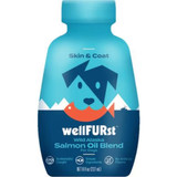 WellFURst Wild Alaska Omega-3 Salmon Oil Skin & Coat Health Supplement for Dogs, 8-fl oz bottle