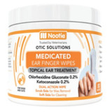 NOOTIE DOG EAR FINGER WIPE MEDICATED