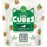 OPEN FARM CAT KITTY CUBES CHICKEN TURKEY FD RAW TREAT 1.5OZ