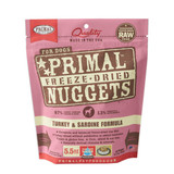 PRIMAL DOG NUGGETS TURKEY SARDINE FD 5.5OZ