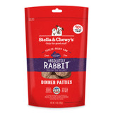 SC DOG PATTIES RABBIT FD 14OZ