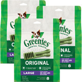 Greenies Original Dental Chew Dog Treats - Large 3-Pack (24 Bones)