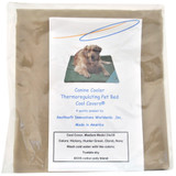 Canine Cooler Bed Cover Claret Neutral - Medium