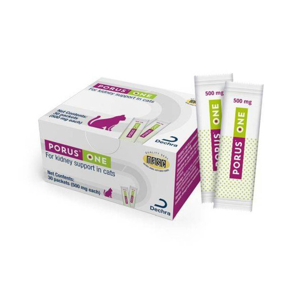 Dechra Porus One Kidney Support for Cats, 500-mg, 30 count