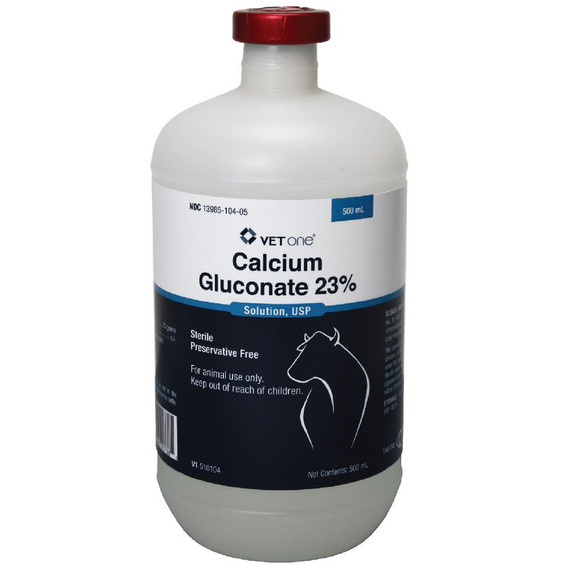 Calcium Gluconate 23% Sterile Preservative Free Solution, 500mL Calcium Gluconate 23% Sterile Preservative Free Solution, 500mL