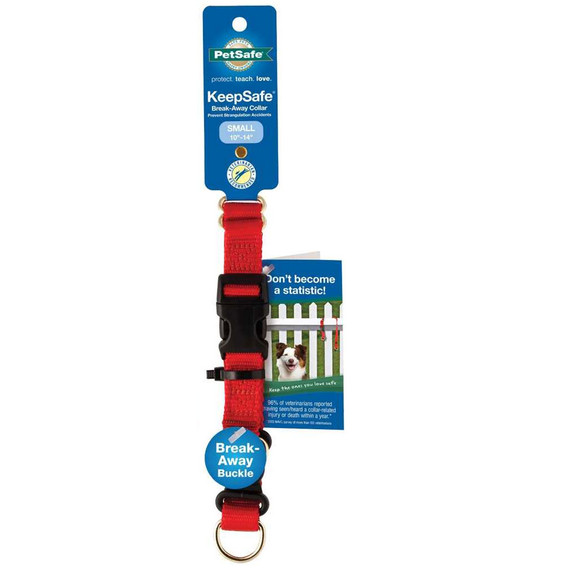 KeepSafe Break-Away Collar Red 3/4 in - Medium