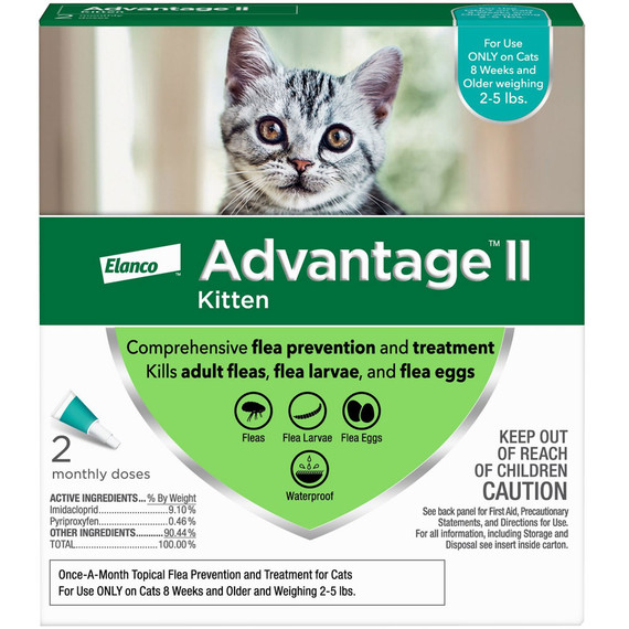 Advantage II Flea Control for Cats and Kittens