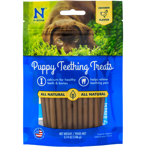 N-Bone Puppy Teething Treats Chicken Flavor (3.74 oz)