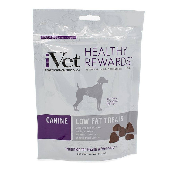 iVET Healthy Rewards Low Fat Treat for Dogs, 8-oz