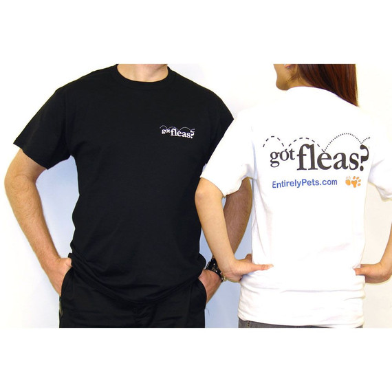 Got Fleas? Black T-Shirt - Small