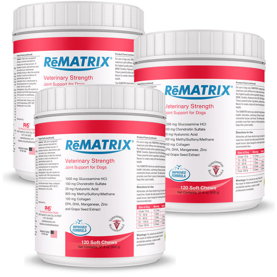 3-PACK ReMATRIX Soft Chews (360 Chews)