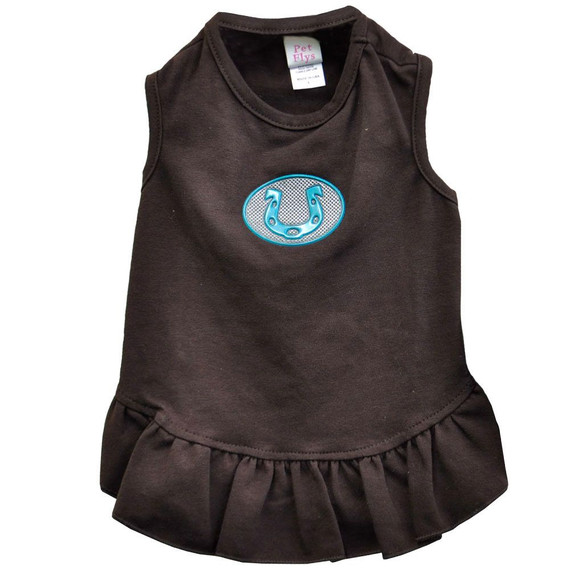 Pet Flys Lucky Horseshoe Sun Dress - Medium