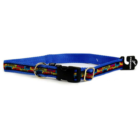 Premier Quick Snap Collar - MEDIUM / BLUE (3/4)