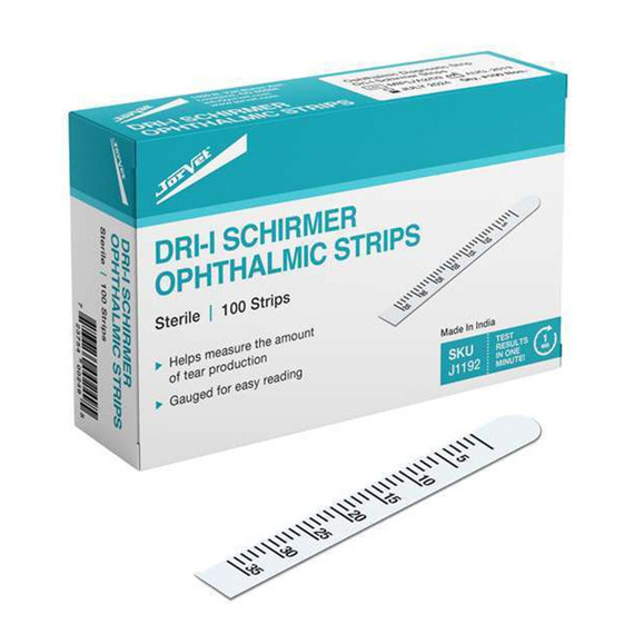 Jorgensen Dri-I Schirmer Test Strips, 100 count