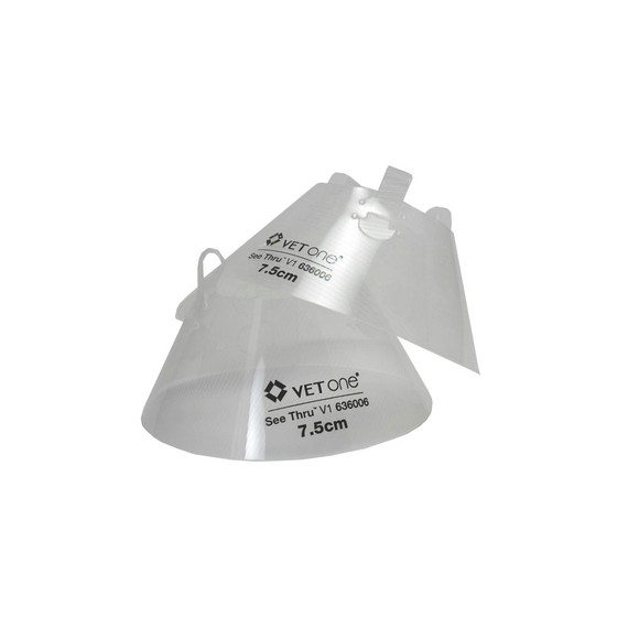 See Thru Elizabethan Collar, 9.25 - 10.5 (10cm Depth)