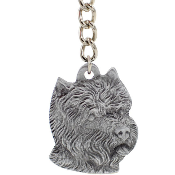 Dog Breed Keychain USA Pewter - West Highland Terrier (2.5) Dog Breed Keychain USA Pewter - West Highland Terrier (2.5)