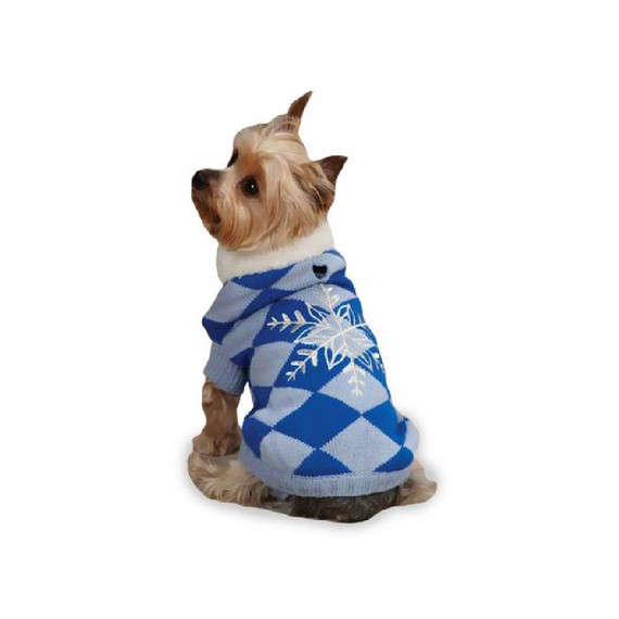 East Side Collection Snowflake Snuggler Sweaters Blue - L (20) East Side Collection Snowflake Snuggler Sweaters Blue - L (20)