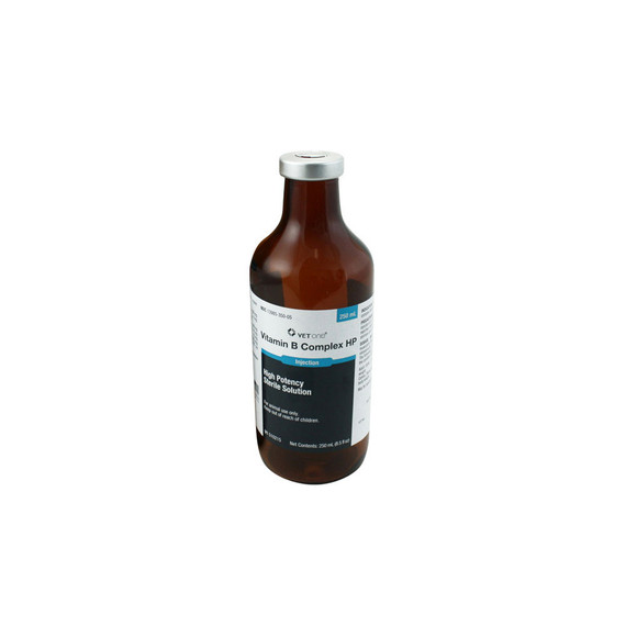VetOne Vitamin B Complex High Potency Sterile Solution Injection, 250mL