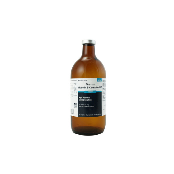 VetOne Vitamin B Complex High Potency Sterile Solution Injection, 500mL